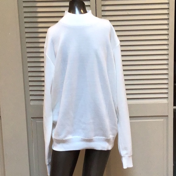 NWOT white mock neck sweater - Picture 1 of 5